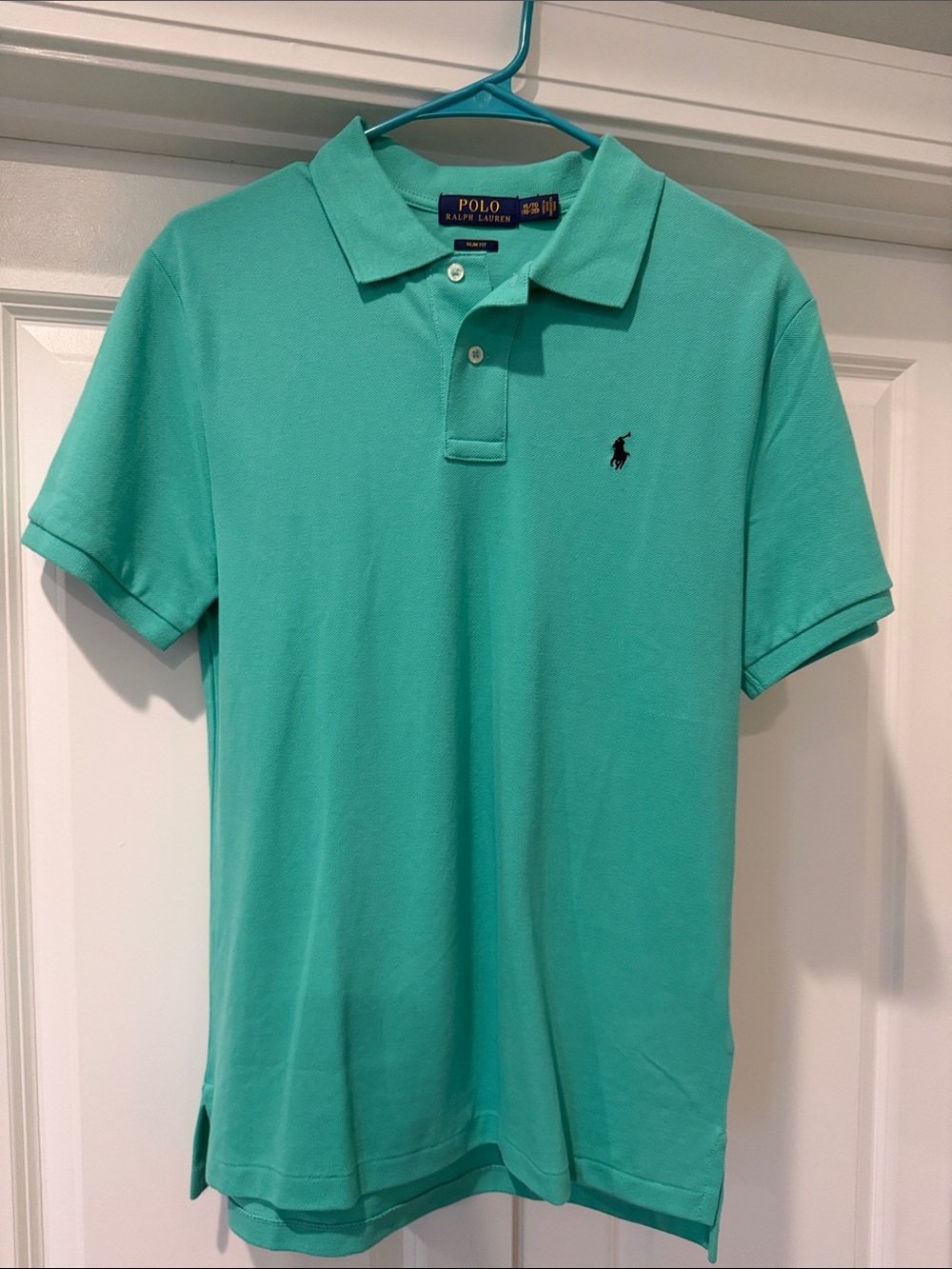 Polo by Ralph Lauren Teal Short-Sleeve Pique Polo